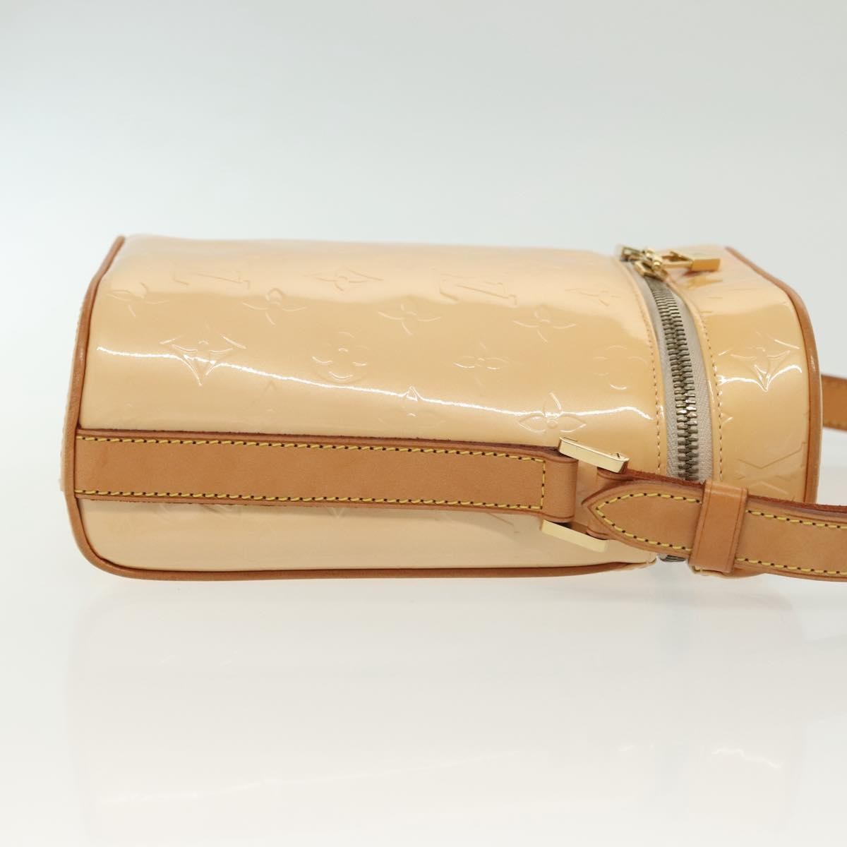 Louis Vuitton Sullivan Handbag Monogram Vernis Pink Patent_Leather Shoulder Bag