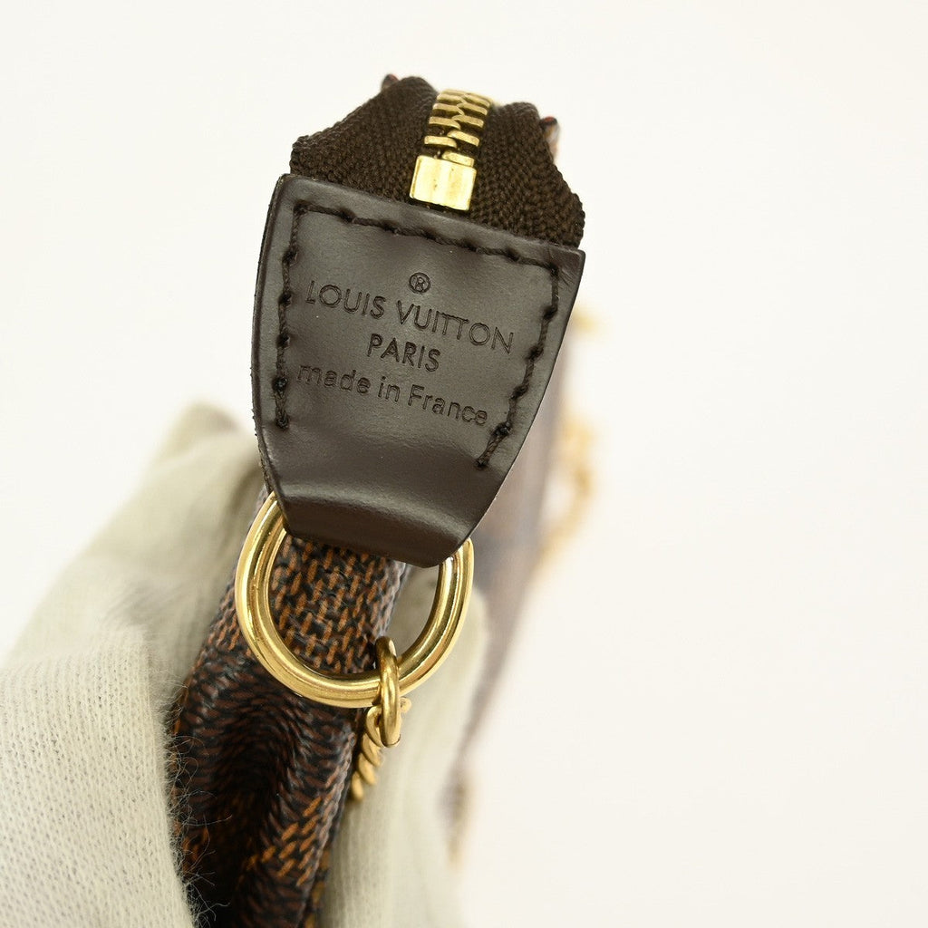Louis Vuitton Pochette Accessoires Limited Edition Monogram Trunk Brown Canvas Clutche & Pouche Bag