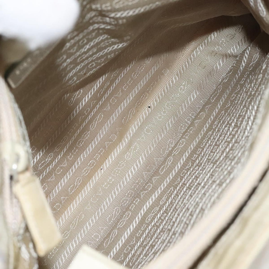 Prada Vintage Tote Tessuto Beige Nylon Tote Bag Bag