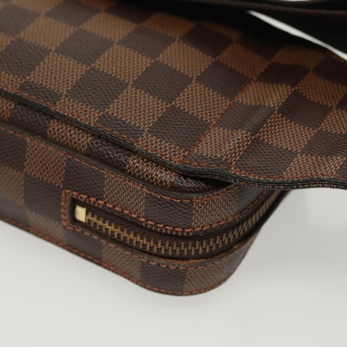 Louis Vuitton Geronimos Waist Bag Damier Brown Canvas Shoulder Bag