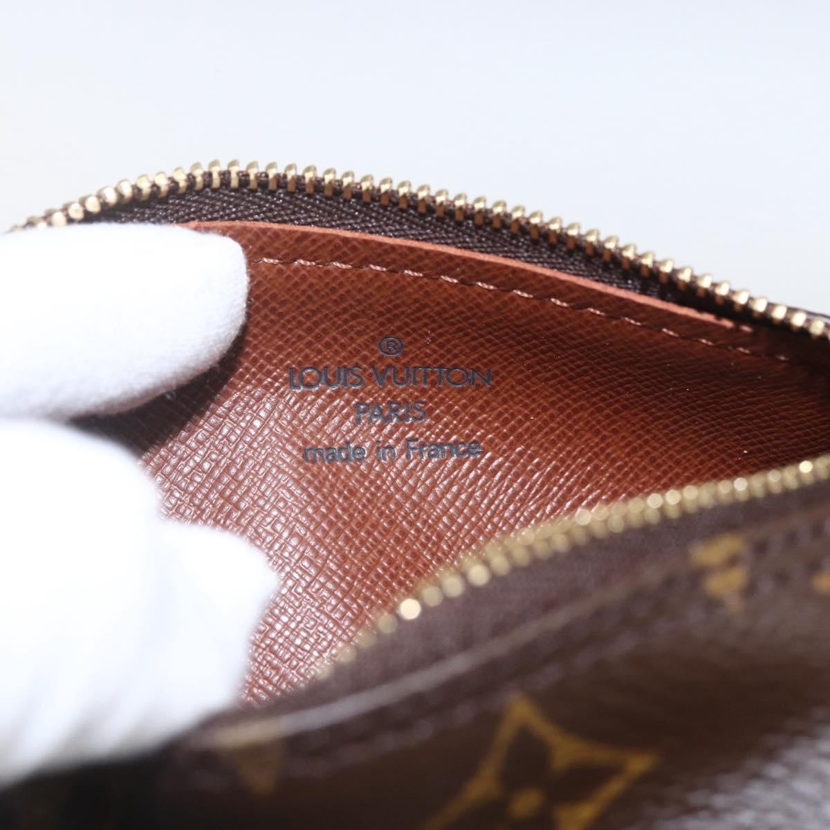 Louis Vuitton Papillon Pochette Monogram Canvas Brown Canvas Clutche & Pouche Bag