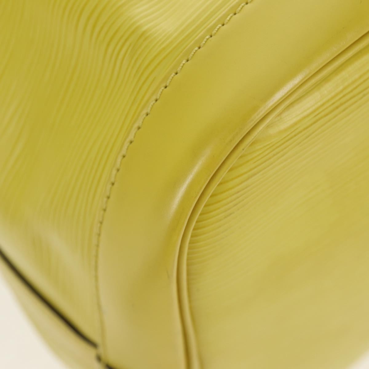 Louis Vuitton Petit Noe Handbag Epi Leather Green Leather Shoulder Bag