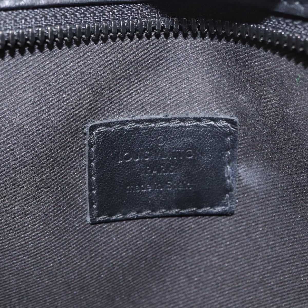 Louis Vuitton Double Flat Messenger Bag Limited Edition Logo Story Monogram Canvas And Denim Multicolour Canvas Shoulder Bag