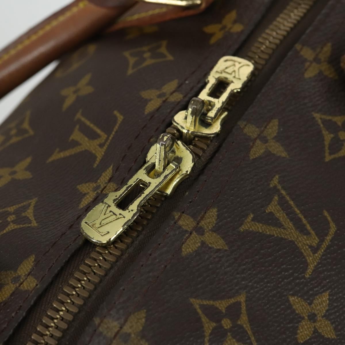 Louis Vuitton Keepall Bag Monogram Canvas Brown Canvas Travel Bag