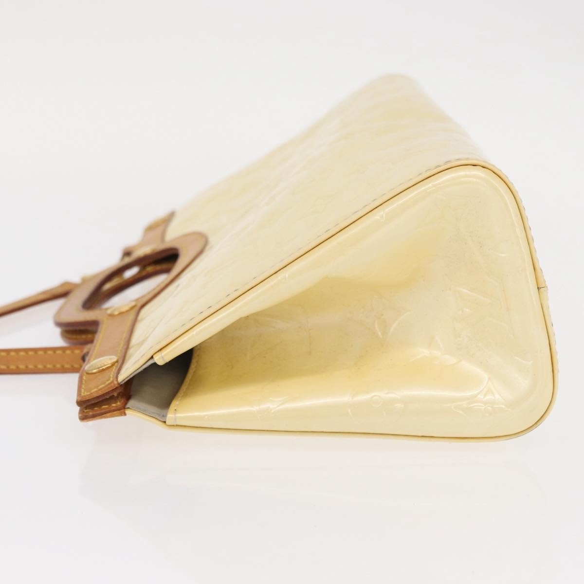 Louis Vuitton Roxbury Drive Handbag Monogram Vernis Yellow Patent_Leather Handbag