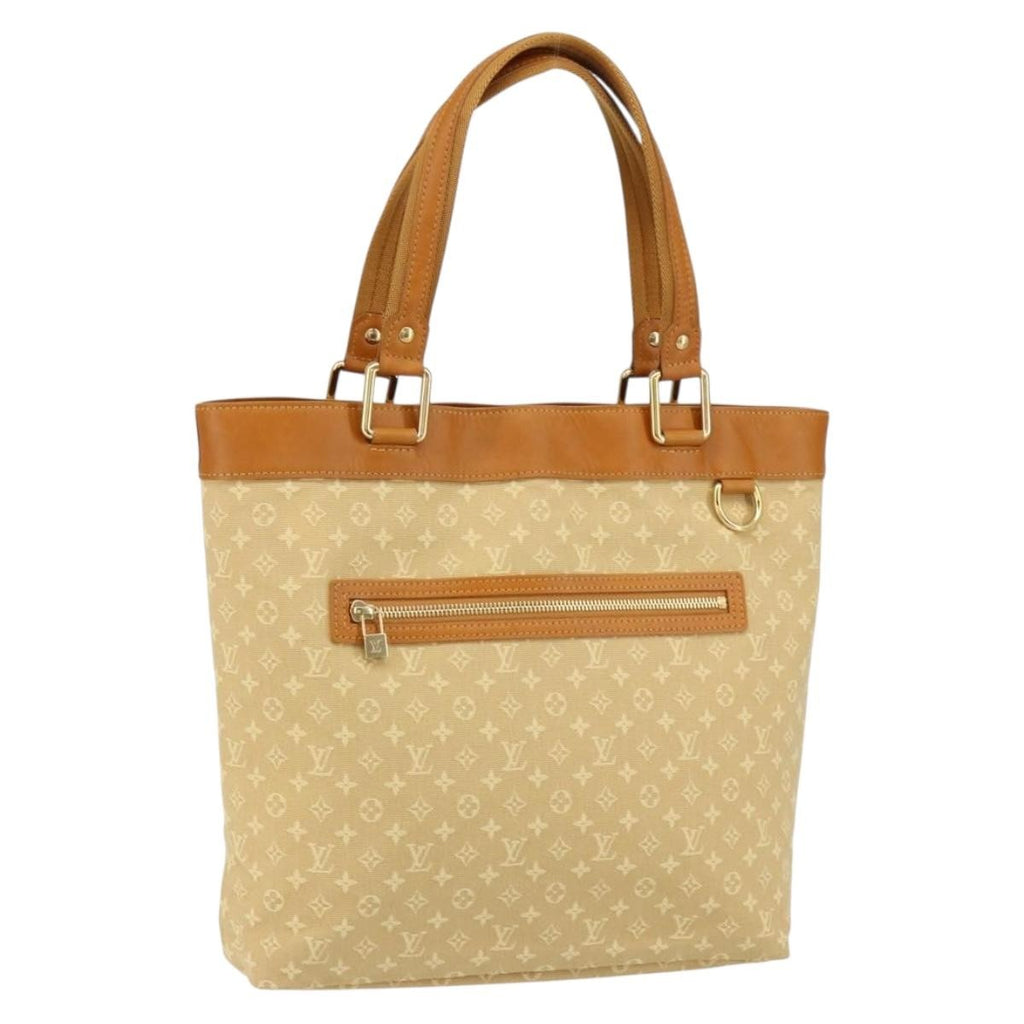 Louis Vuitton Lucille Handbag Mini Lin Beige Canvas Tote Bag