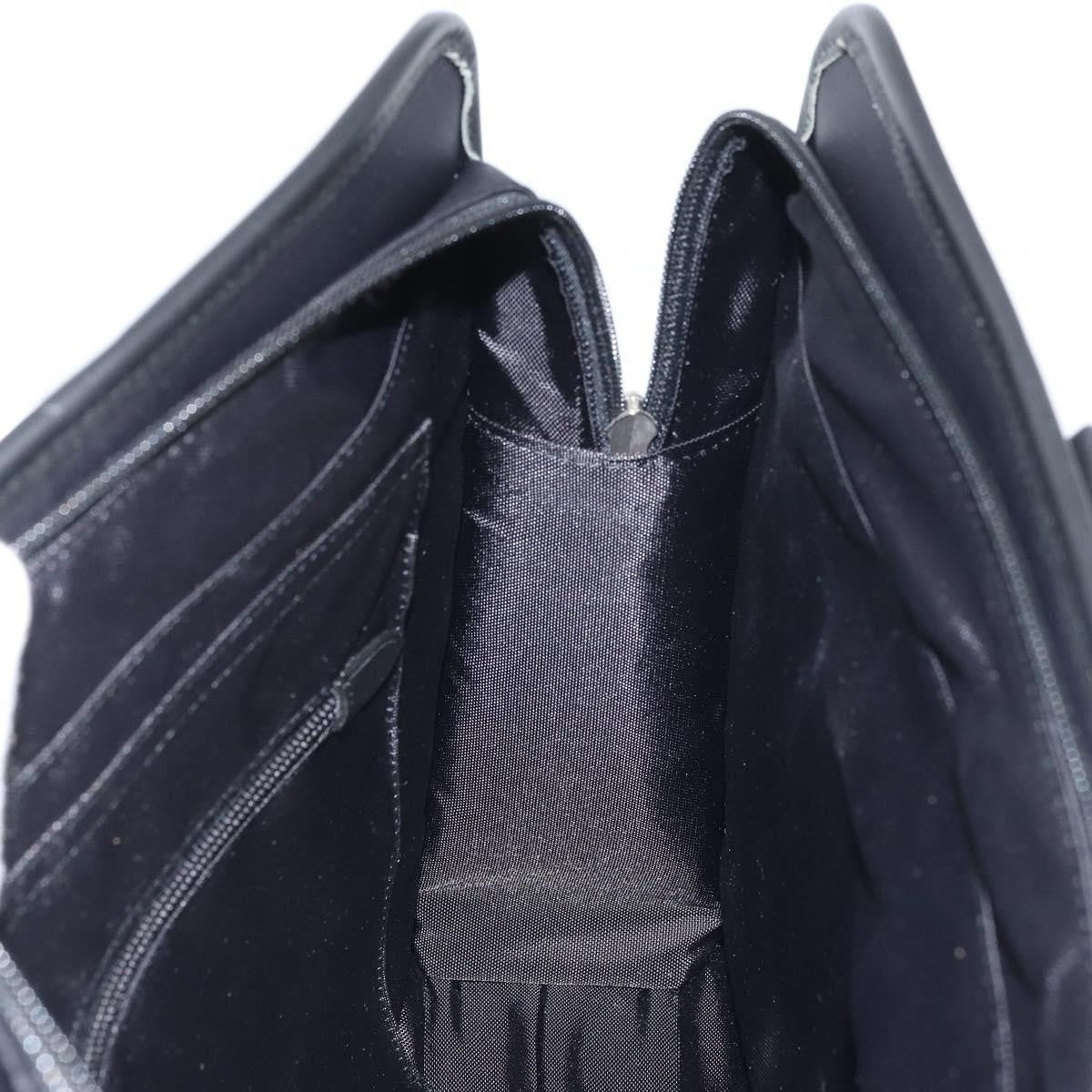 Burberry Black Label Business Bag Nylon Black Nylon Handbag
