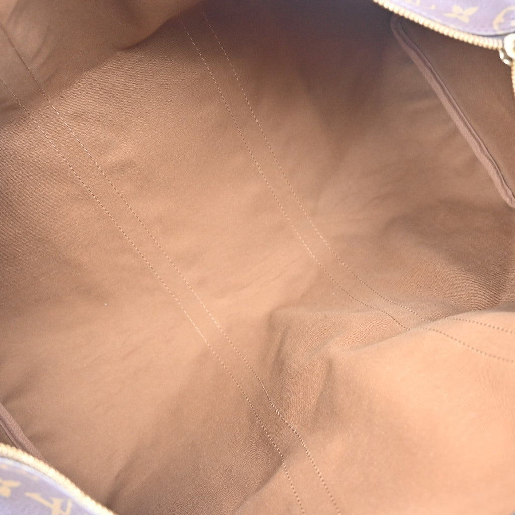 Louis Vuitton Keepall Bag Monogram Canvas Brown Canvas Travel Bag