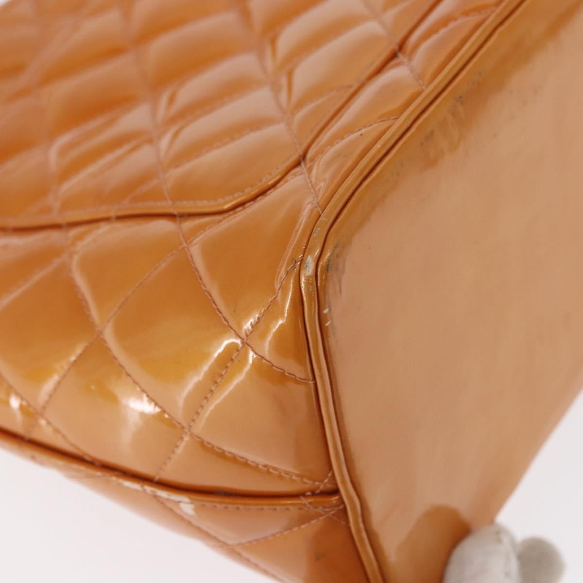 Chanel Medallion Tote Quilted Patent Beige Patent_Leather Tote Bag Bag