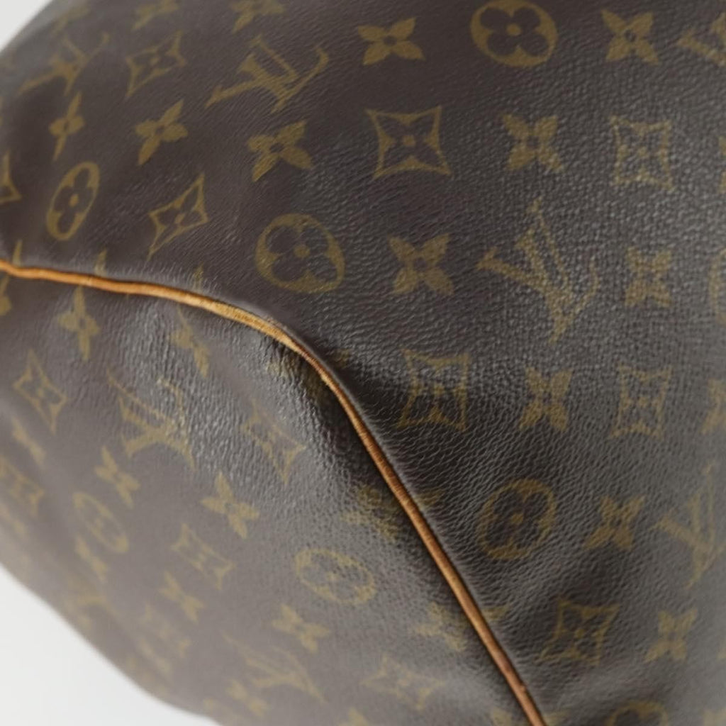 Louis Vuitton Keepall Bag Monogram Canvas Brown Canvas Travel Bag