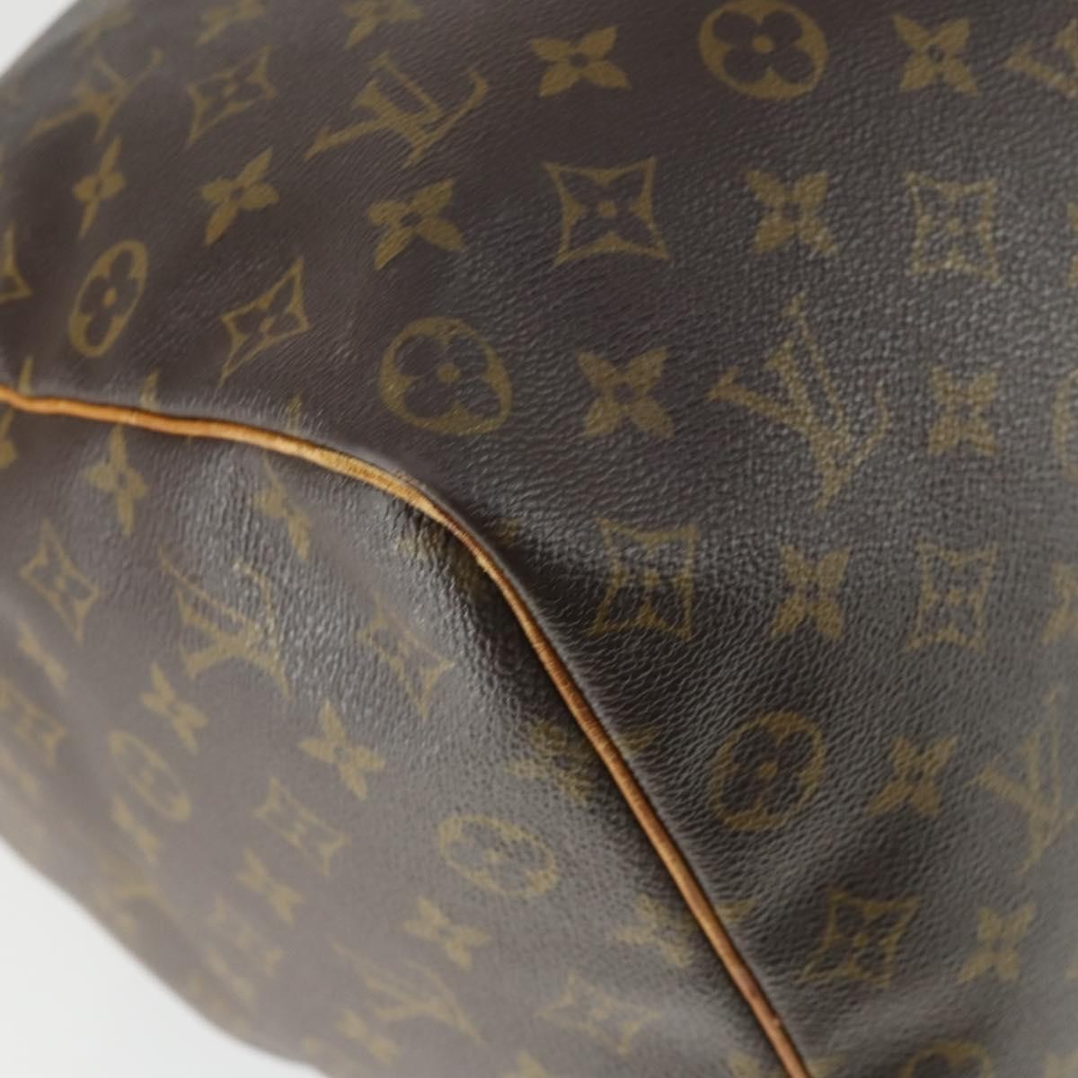 Louis Vuitton Keepall Bag Monogram Canvas Brown Canvas Travel Bag