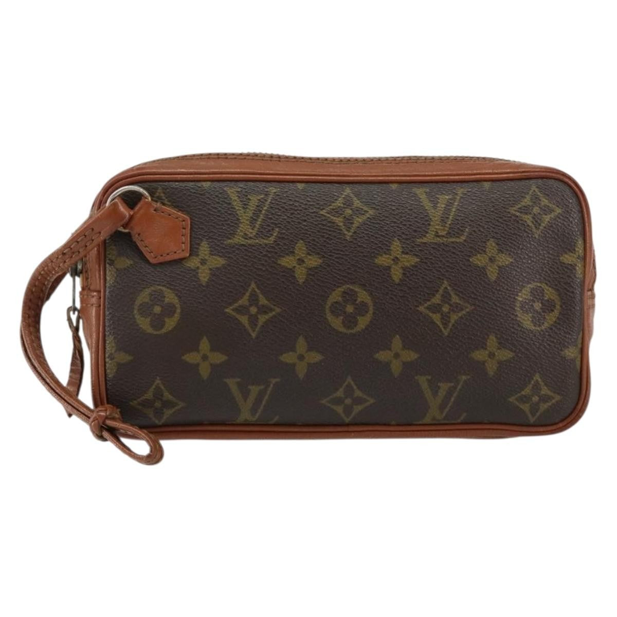 Louis Vuitton Pochette Sports Monogram Canvas Brown Canvas Clutche & Pouche Bag