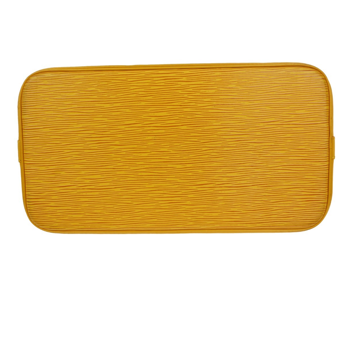 Louis Vuitton Alma Handbag Epi Leather Yellow Leather Handbag