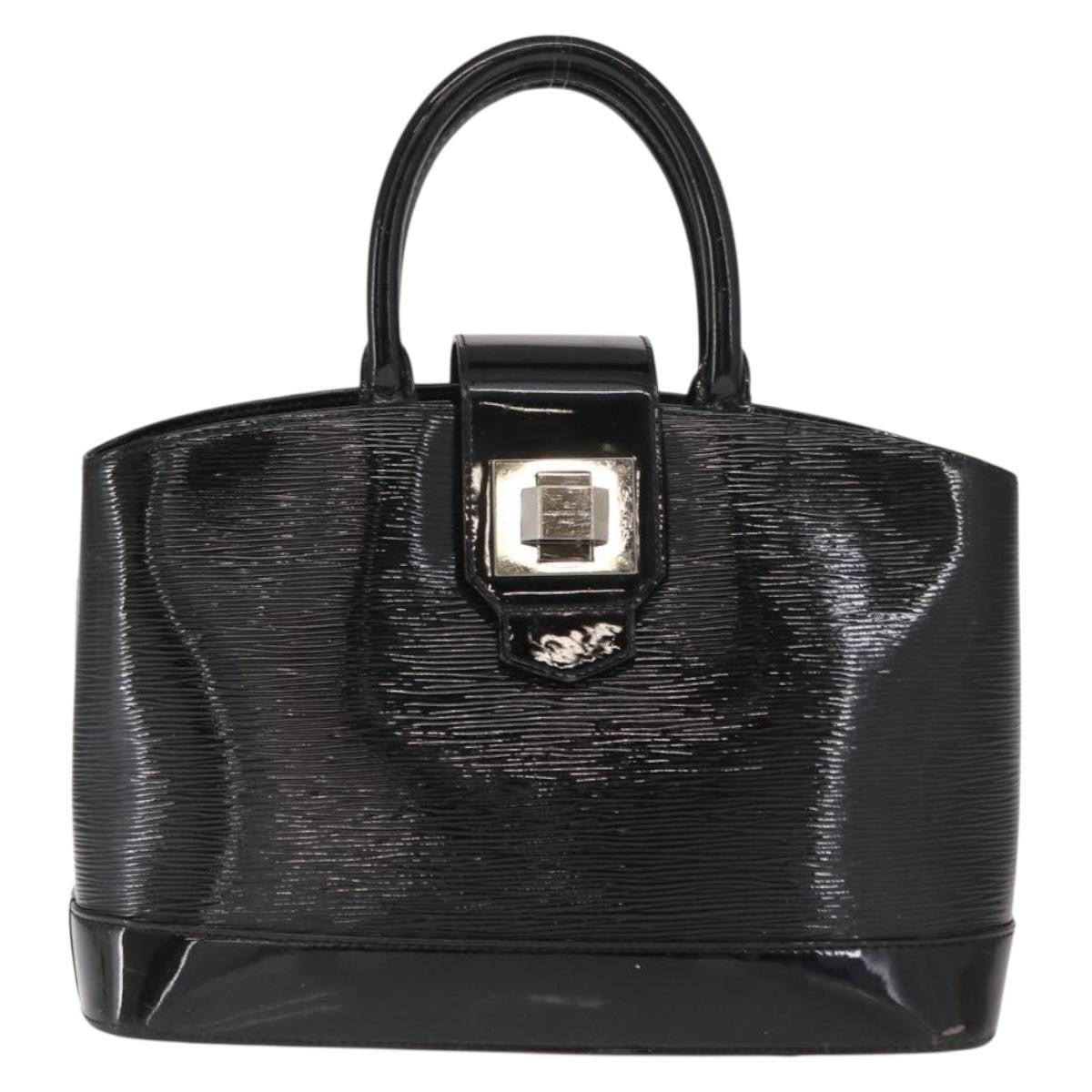 Louis Vuitton Mirabeau Handbag Electric Epi Leather Black Leather Handbag