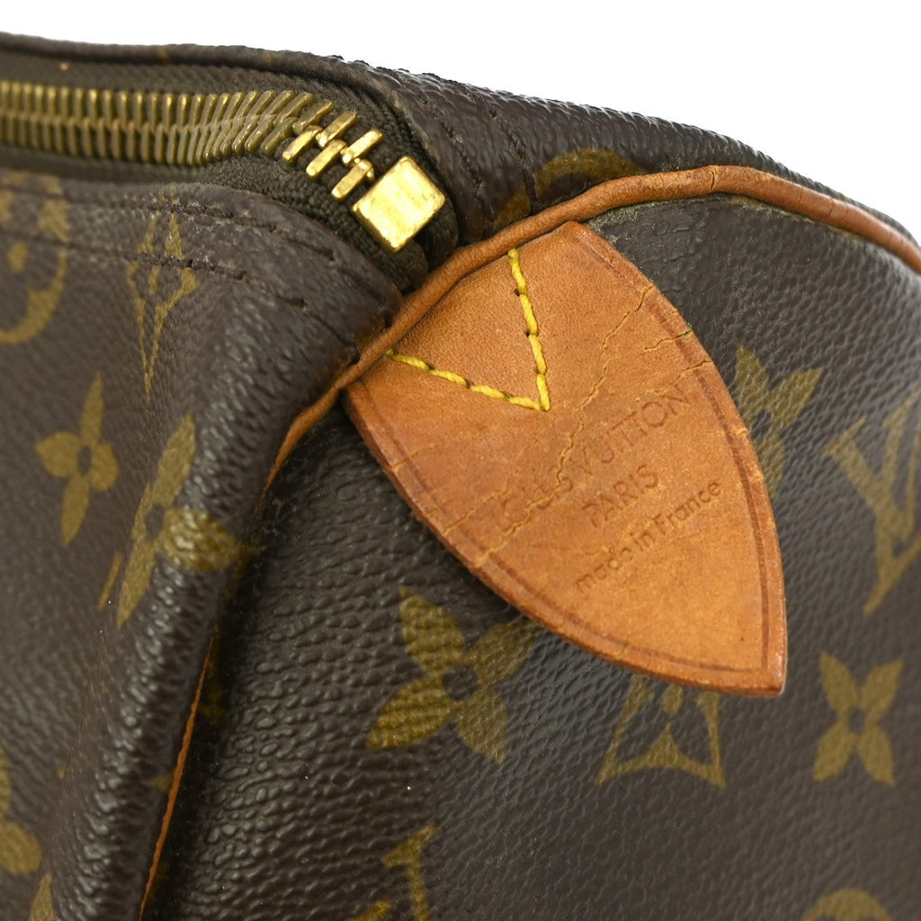 Louis Vuitton Keepall Bag Monogram Canvas Brown Canvas Travel Bag