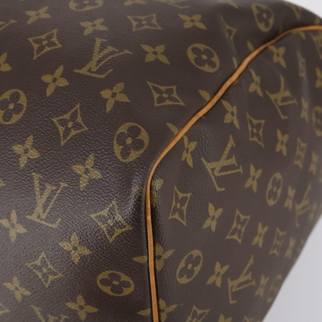 Louis Vuitton Keepall Bag Monogram Canvas Brown Canvas Travel Bag