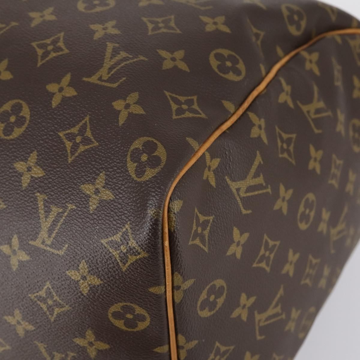 Louis Vuitton Keepall Bag Monogram Canvas Brown Canvas Travel Bag