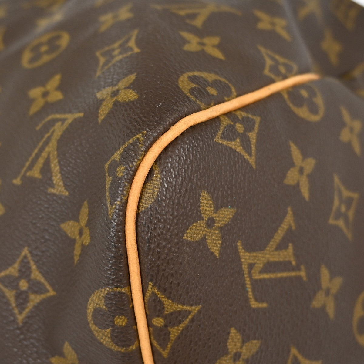 Louis Vuitton Keepall Bag Monogram Canvas Brown Canvas Travel Bag