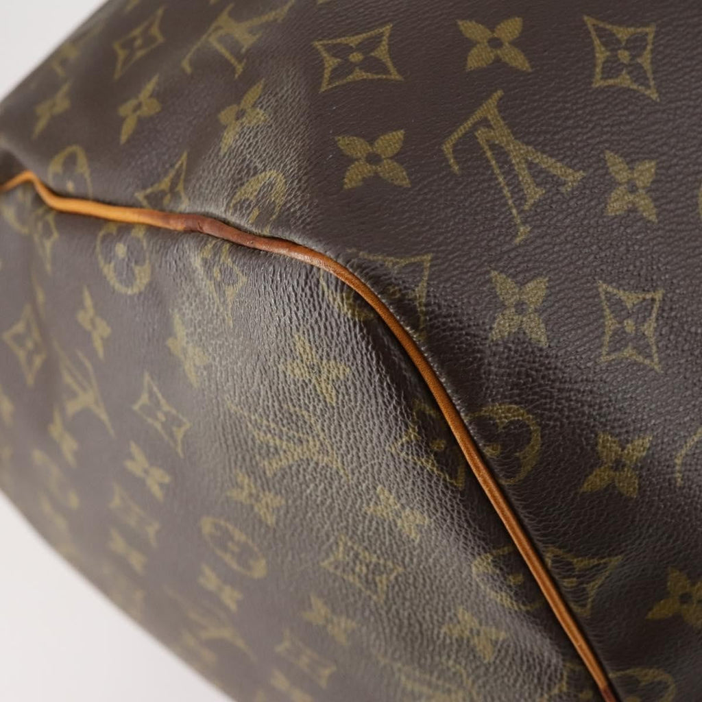 Louis Vuitton Keepall Bag Monogram Canvas Brown Canvas Travel Bag
