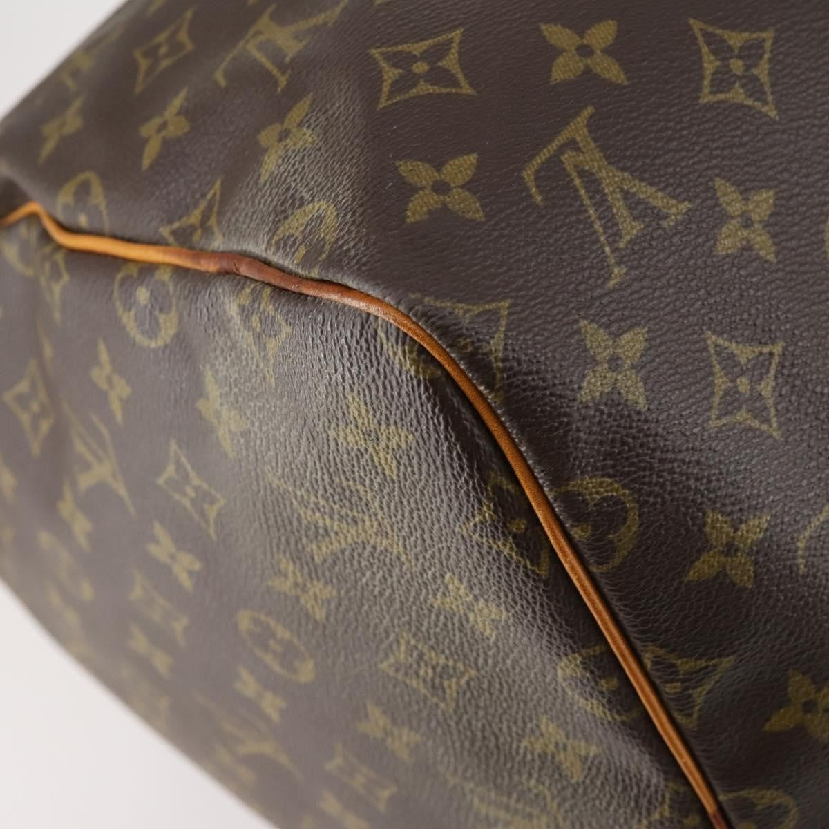 Louis Vuitton Keepall Bag Monogram Canvas Brown Canvas Travel Bag