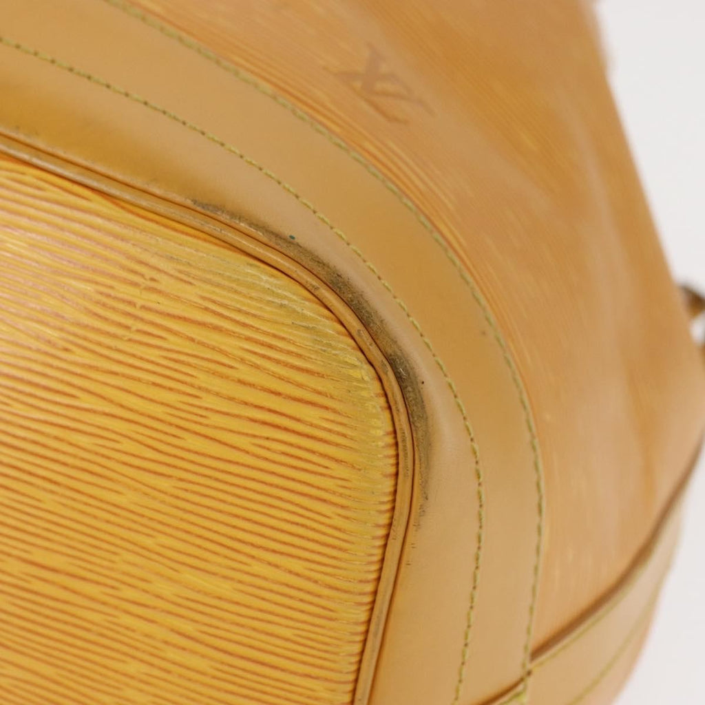 Louis Vuitton Noe Handbag Epi Leather Yellow Leather Shoulder Bag