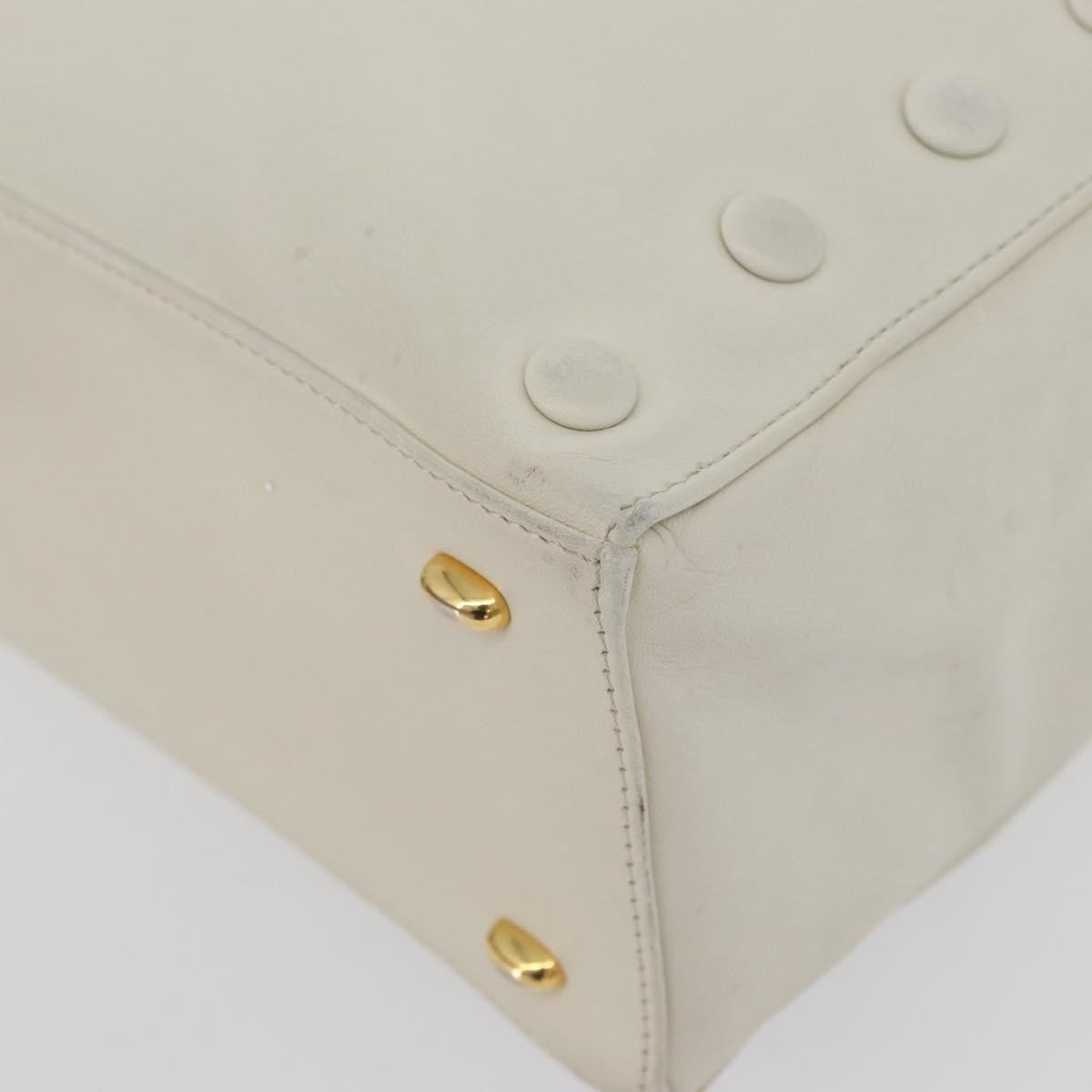Celine Handbag Leather White Leather Handbag