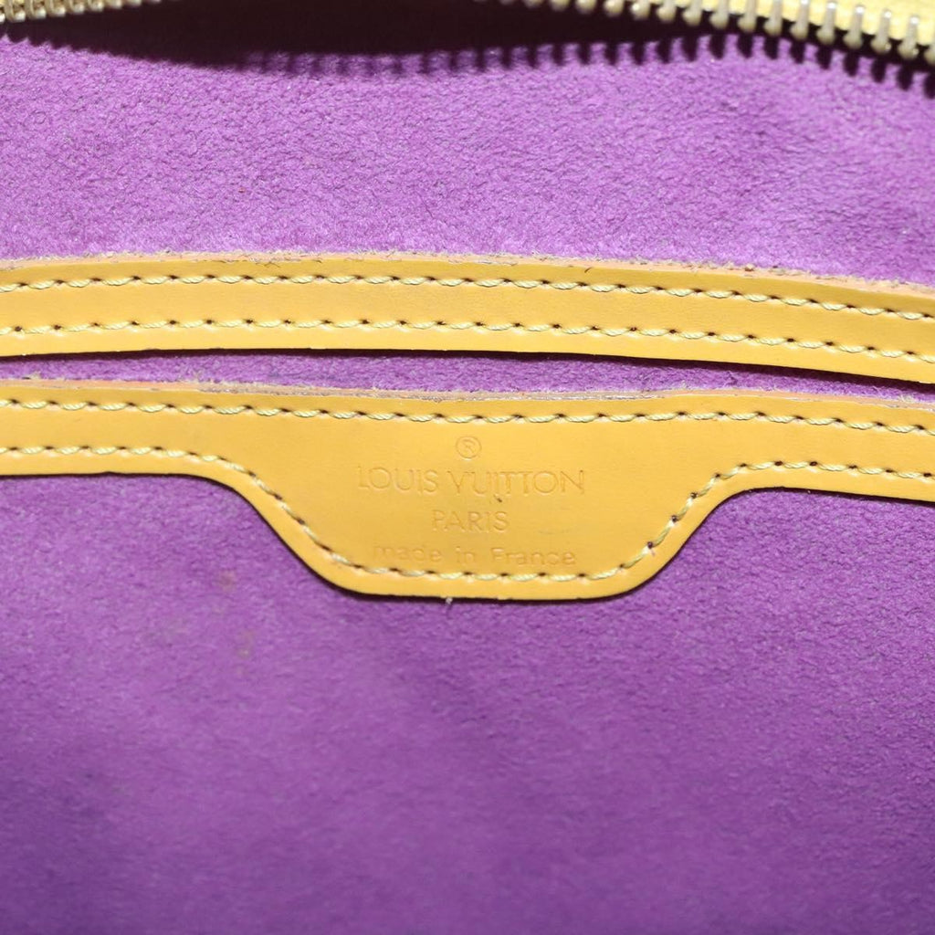 Louis Vuitton Saint Jacques Handbag Epi Leather Yellow Leather Shoulder Bag