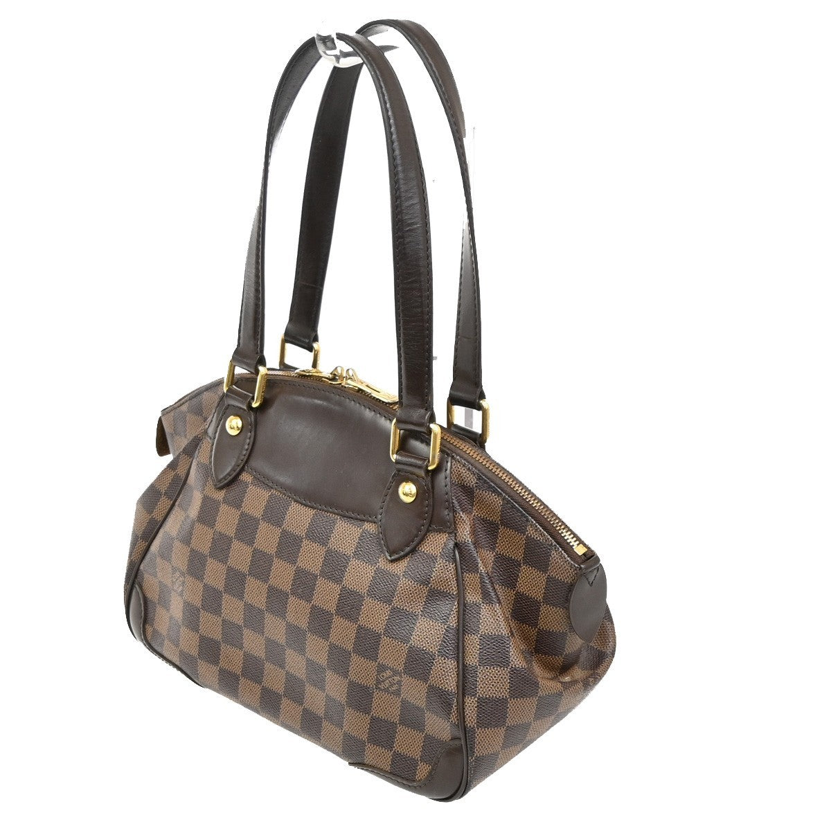 Louis Vuitton Verona Handbag Damier Brown Canvas Shoulder Bag