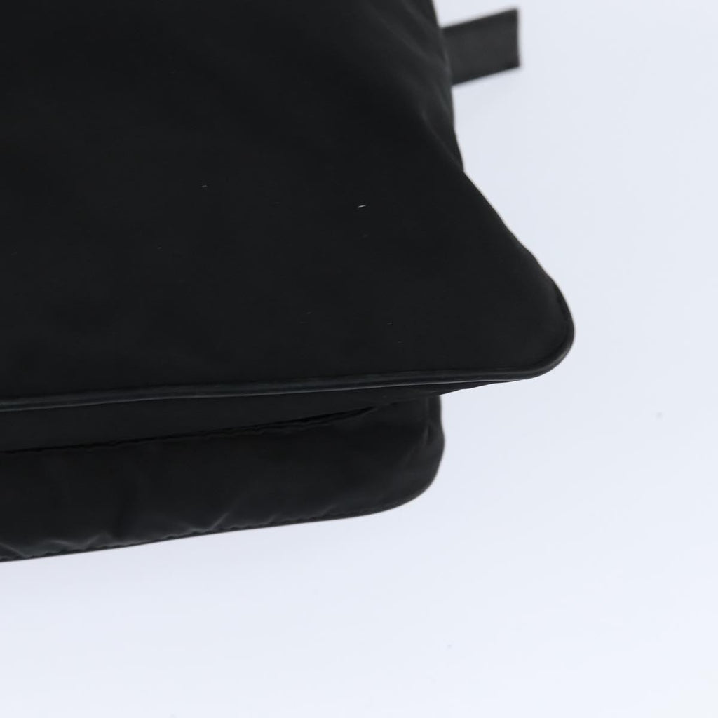 Prada Front Pocket Messenger Bag Tessuto Black Nylon Shoulder Bag Bag