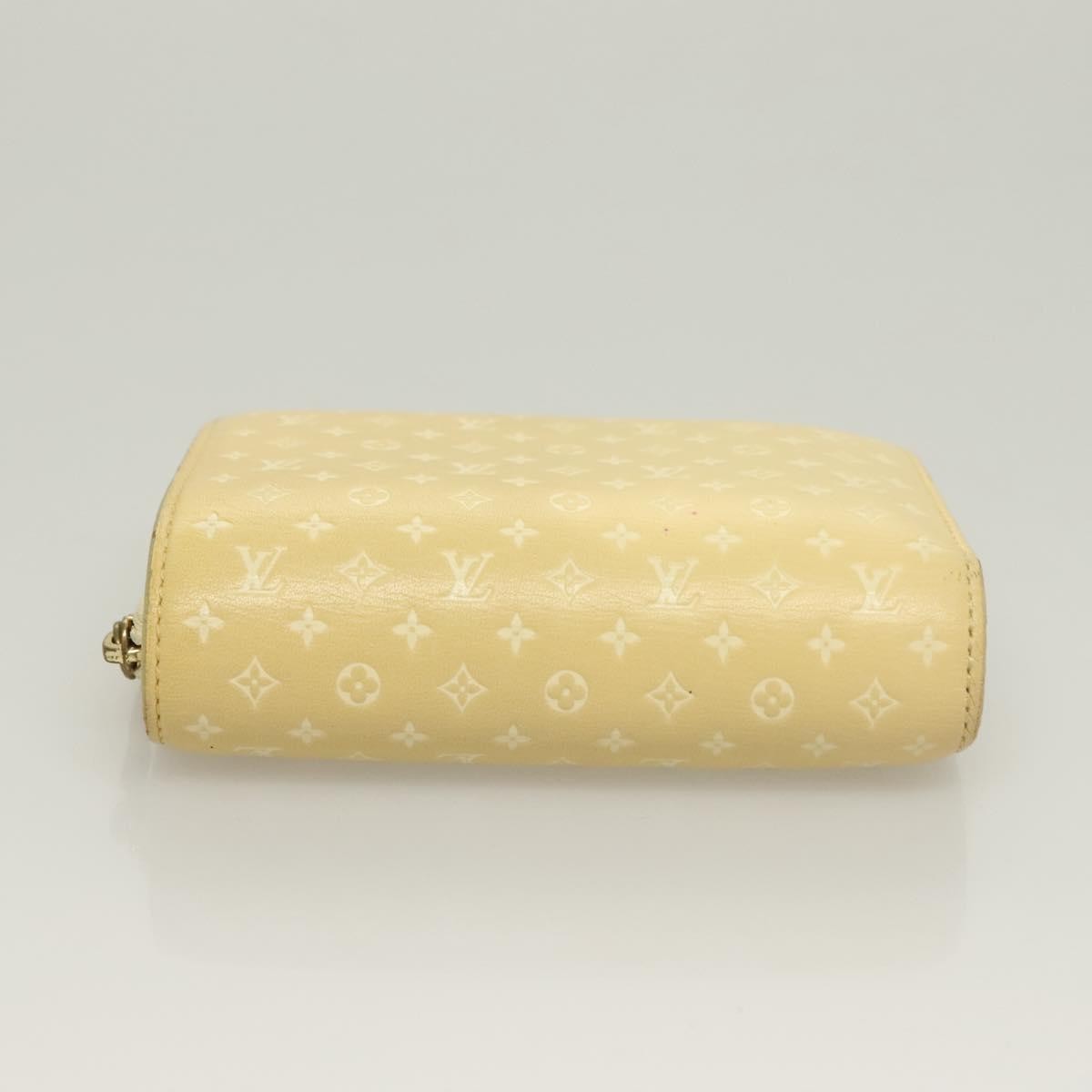 Louis Vuitton Lou Wallet Nanogram Leather Beige Leather Wallets Accessory