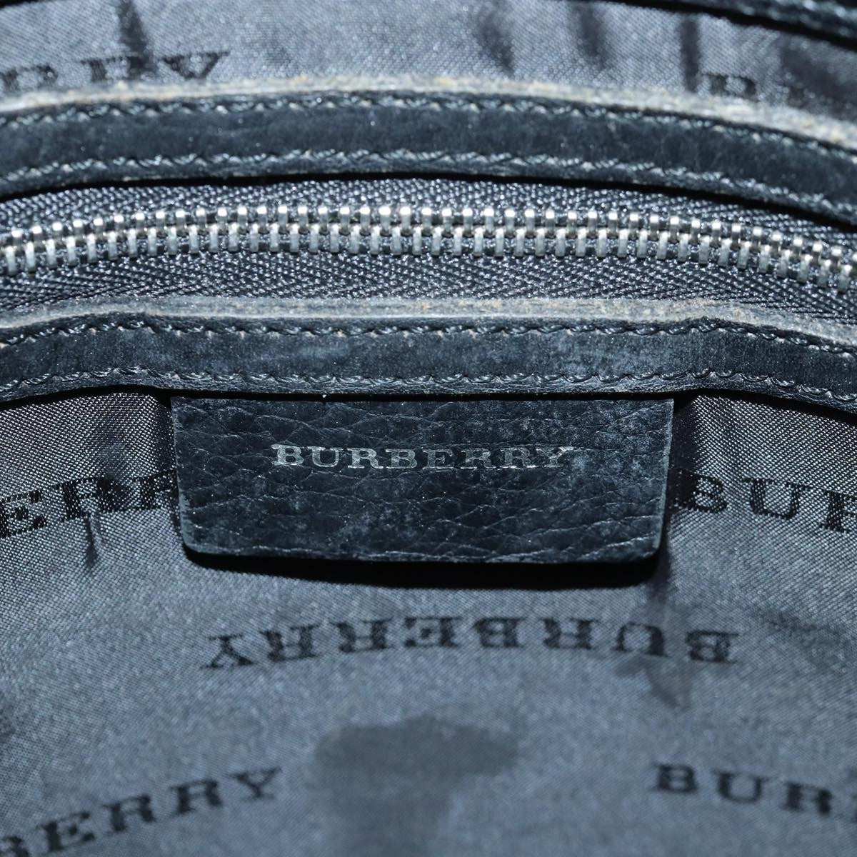 Burberry Nova Check Shoulder Bag Canvas Black Canvas Shoulder Bag