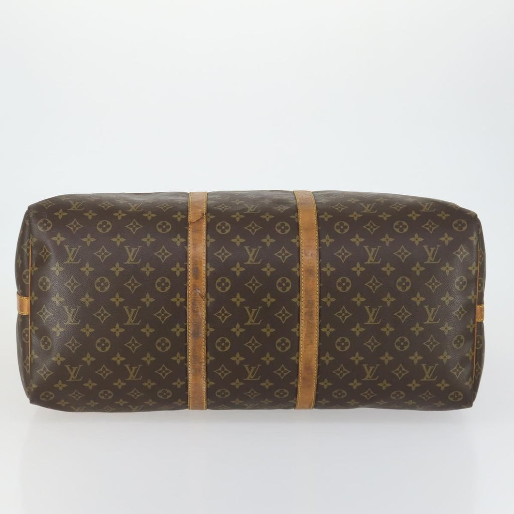 Louis Vuitton Keepall Bandouliere Bag Monogram Canvas Brown Canvas Travel Bag