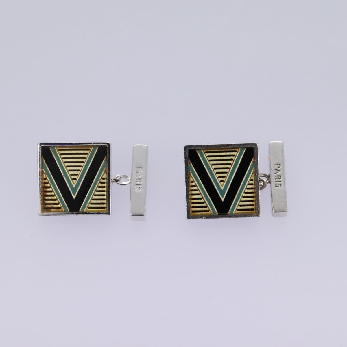 Louis Vuitton Cufflinks Case Damier Brown Canvas Cufflinks Jewelry