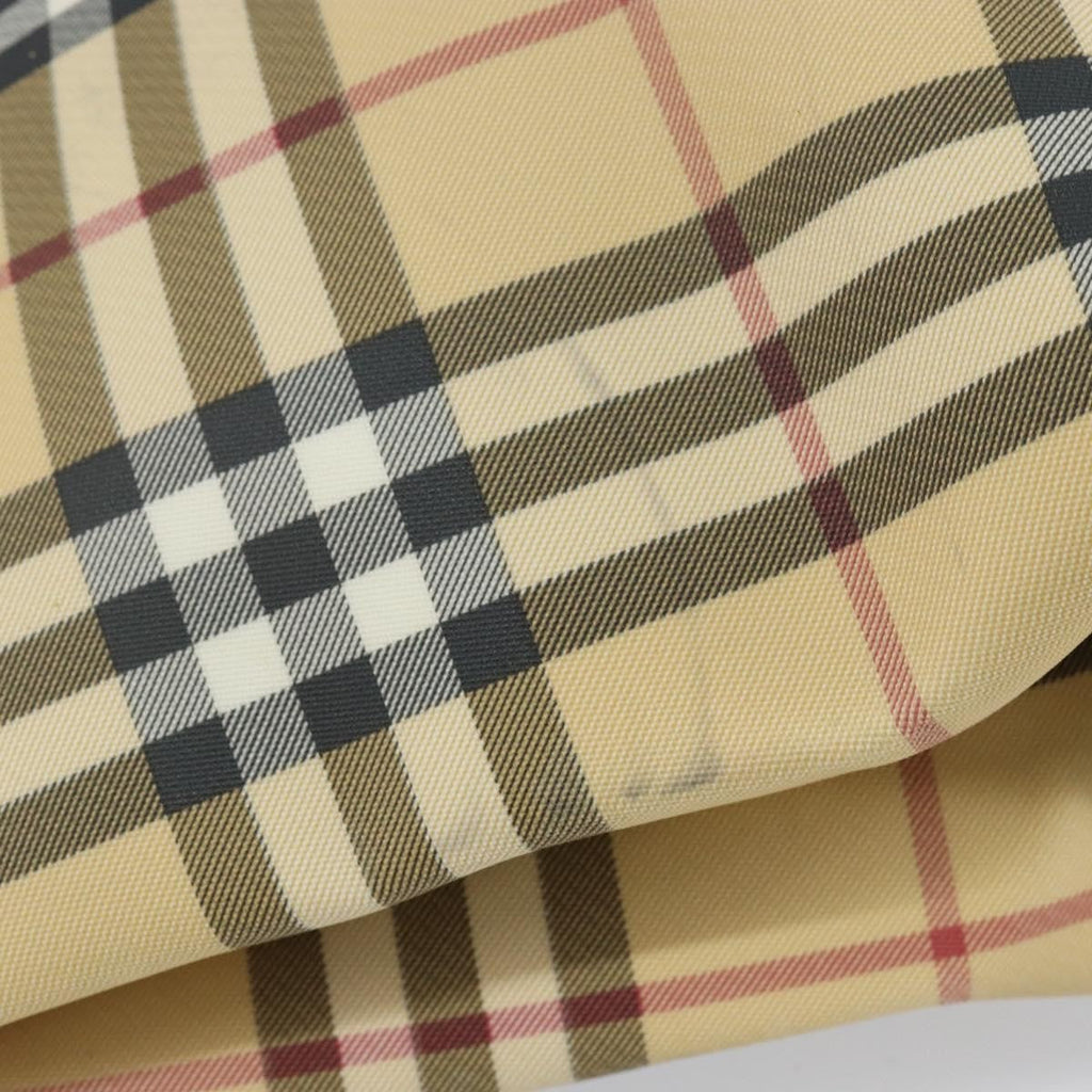 Burberry Nova Check Tote Canvas Check Pattern Beige Canvas Tote Bag