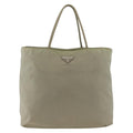 Prada Vintage Tote Tessuto Beige Nylon Tote Bag Bag