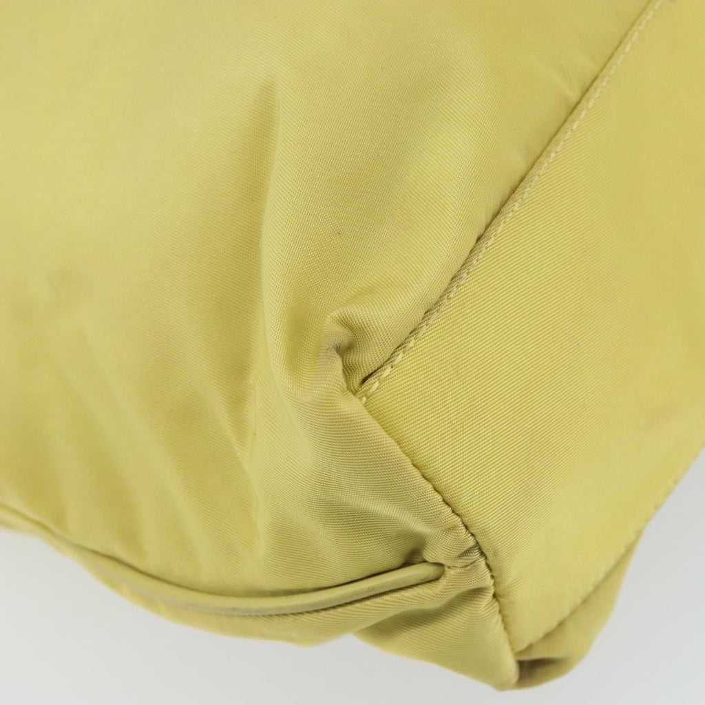 Prada Vintage Tote Nylon Yellow Nylon Tote Bag Bag