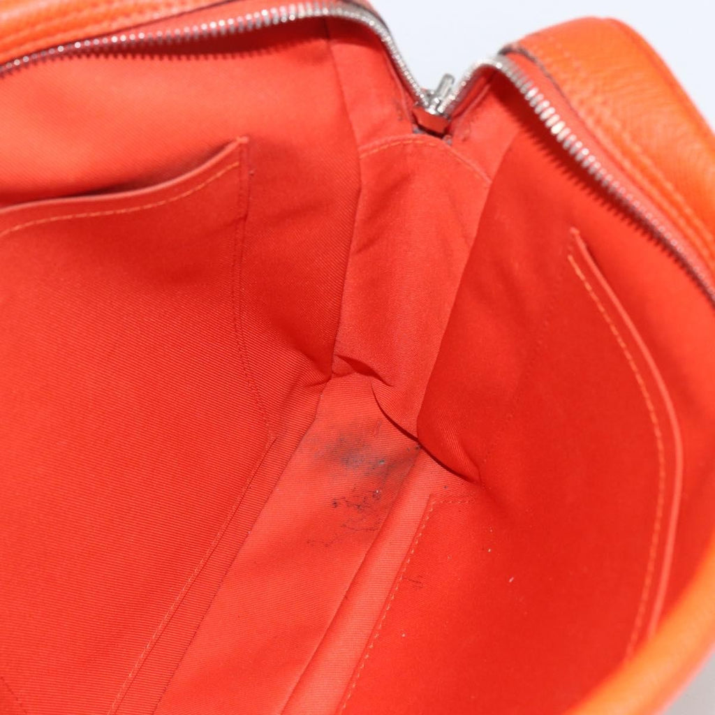 Louis Vuitton Porte-Documents Voyage Briefcase Taiga Leather Orange Leather Briefcase Bag