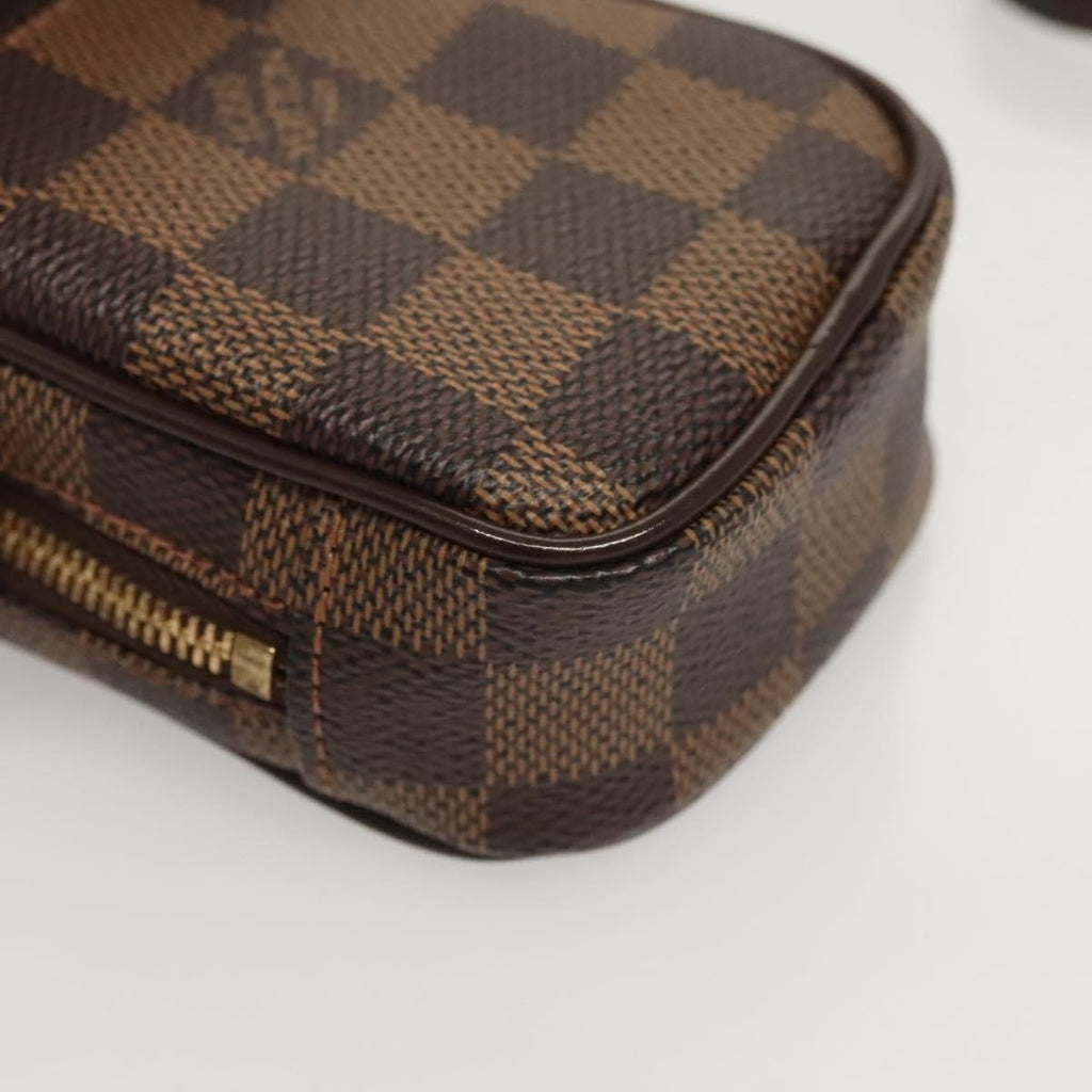 Louis Vuitton Etui Okapi Camera Case Damier Brown Canvas Bag