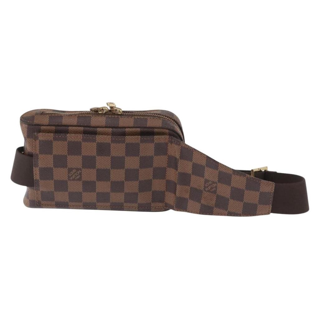 Louis Vuitton Geronimos Waist Bag Damier Brown Canvas Clutche & Pouche Bag
