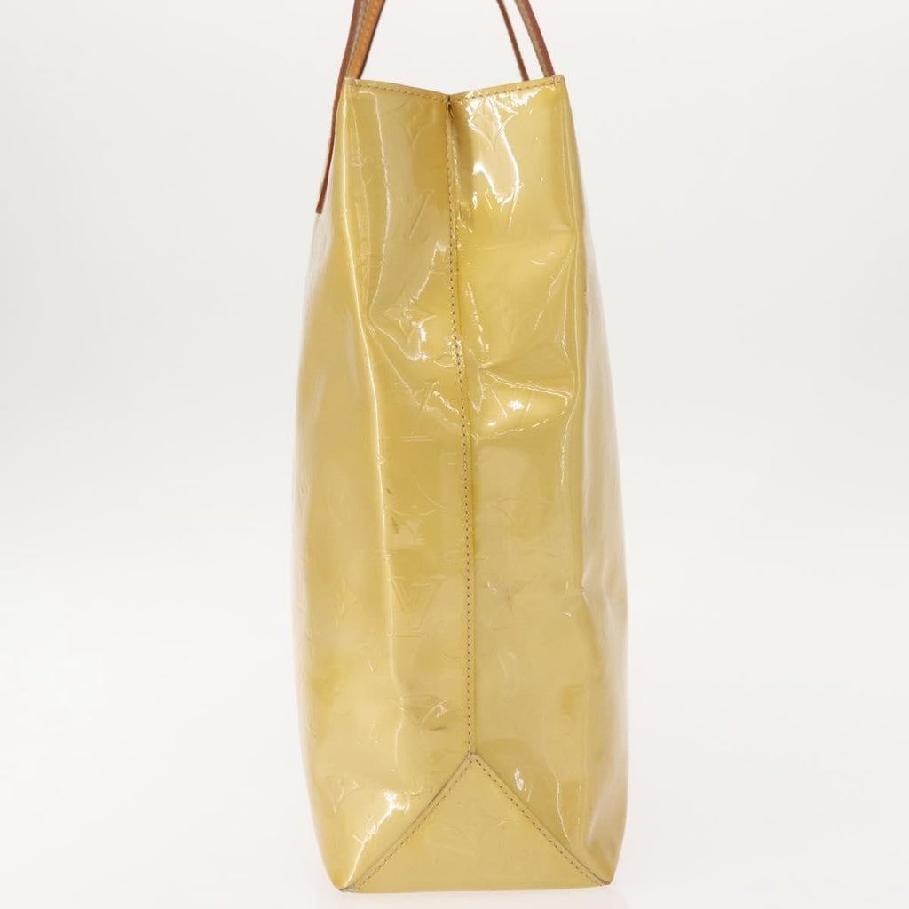 Louis Vuitton Reade Handbag Monogram Vernis Beige Patent_Leather Handbag