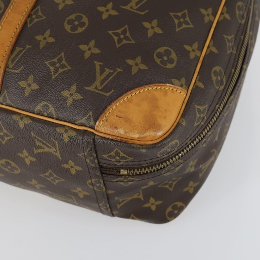 Louis Vuitton Sirius Handbag Monogram Canvas Brown Canvas Travel Bag