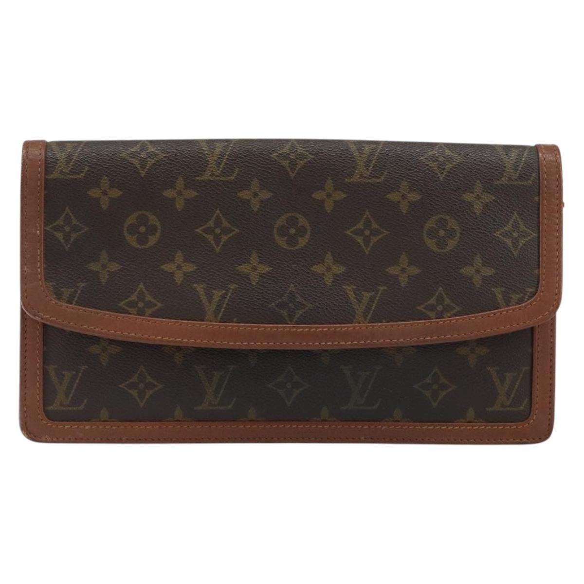 Louis Vuitton Dame Pochette Monogram Canvas Brown Canvas Clutche & Pouche Bag