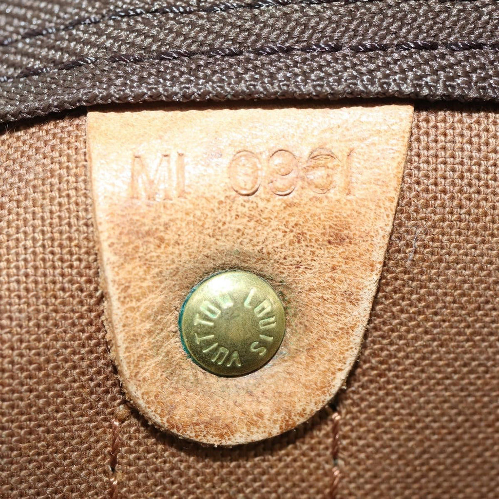 Louis Vuitton Keepall Bag Monogram Canvas Brown Canvas Travel Bag