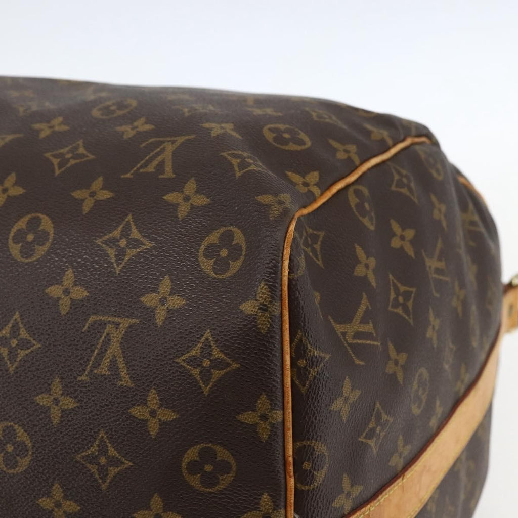 Louis Vuitton Keepall Bag Monogram Canvas Brown Canvas Travel Bag