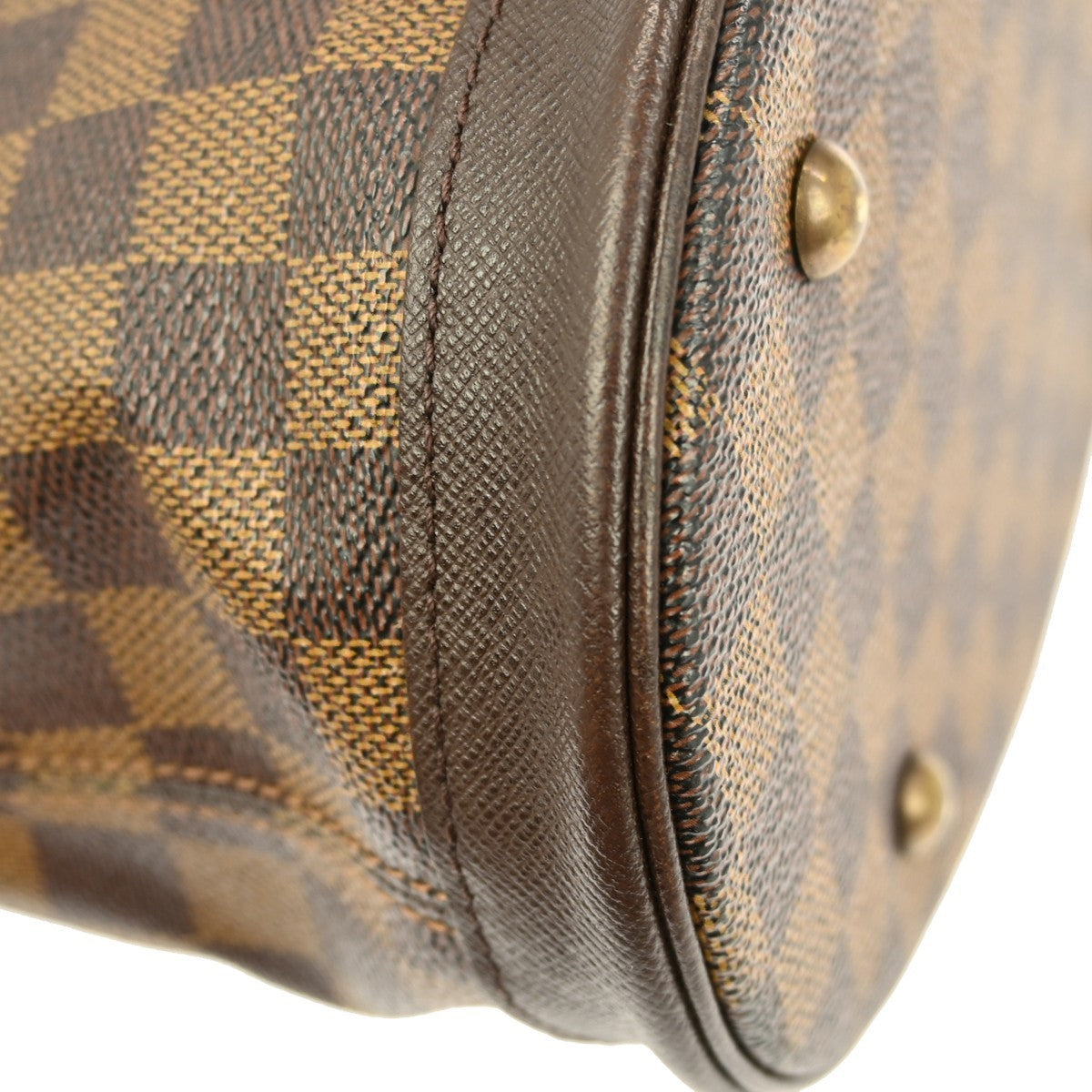 Louis Vuitton Marais Bucket Bag Damier Brown Canvas Shoulder Bag