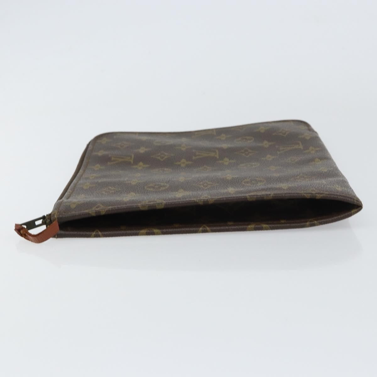 Louis Vuitton Poche Documents Monogram Canvas Brown Canvas Clutche & Pouche Bag