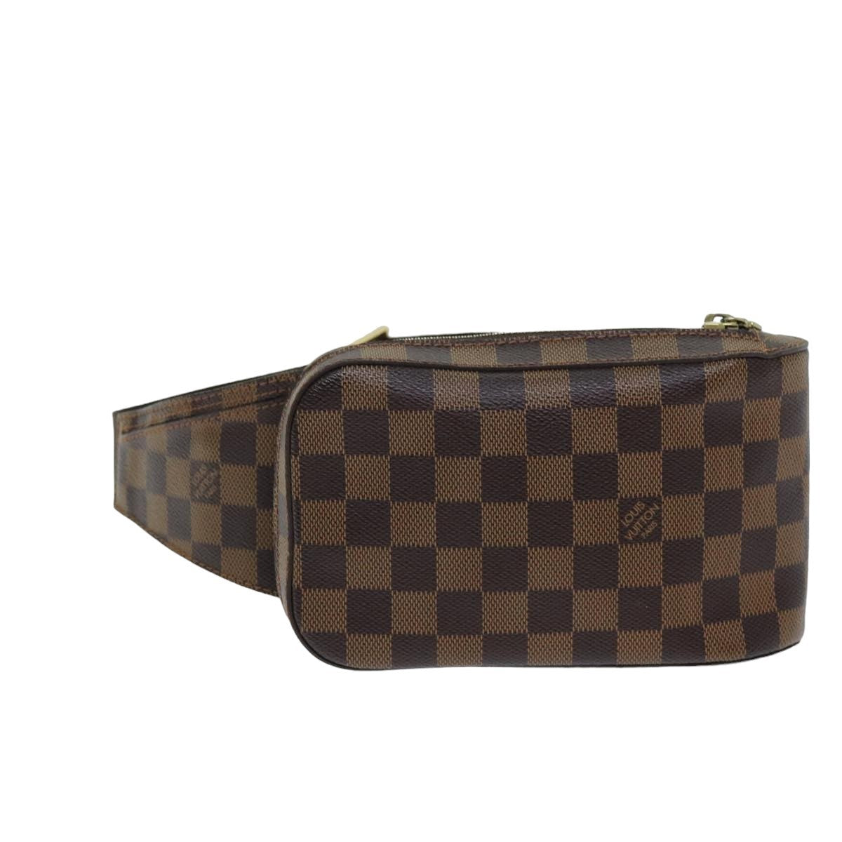 Louis Vuitton Geronimos Waist Bag Damier Brown Canvas Shoulder Bag