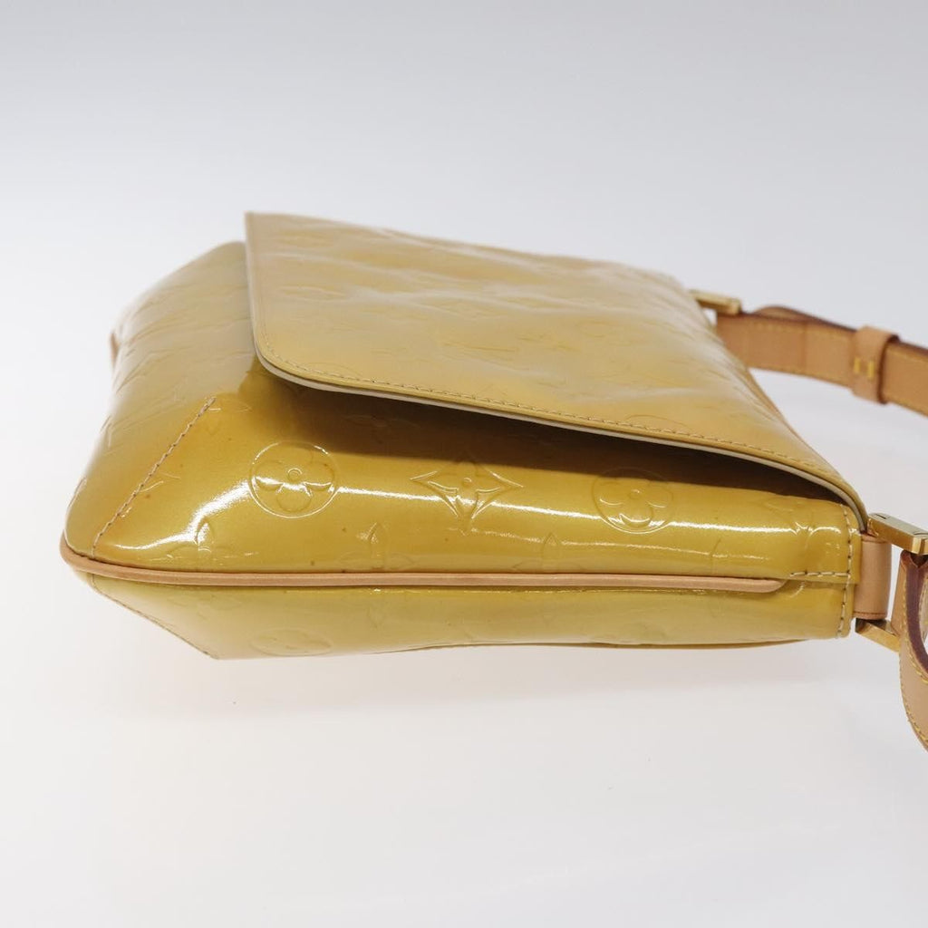 Louis Vuitton Thompson Street Handbag Monogram Vernis Beige Patent_Leather Bag