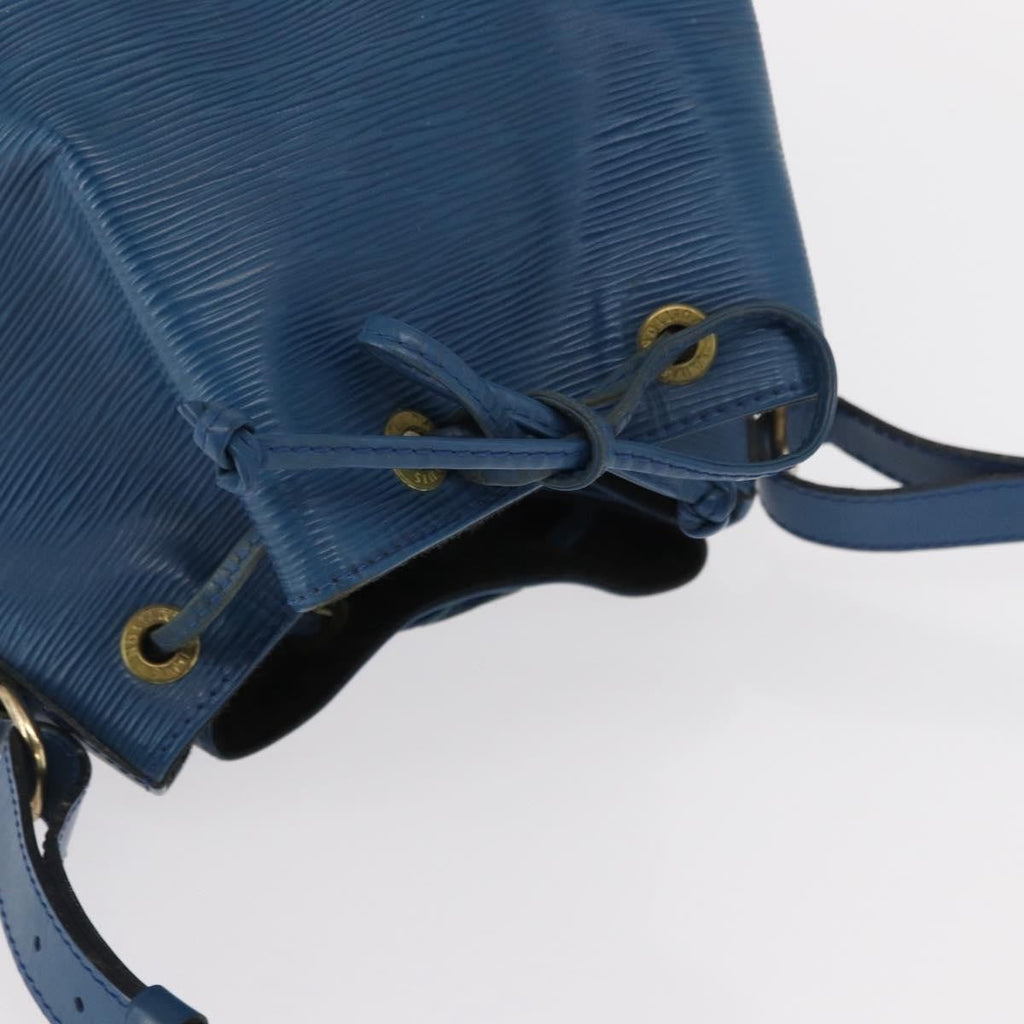 Louis Vuitton Noe Handbag Epi Leather Blue Leather Shoulder Bag