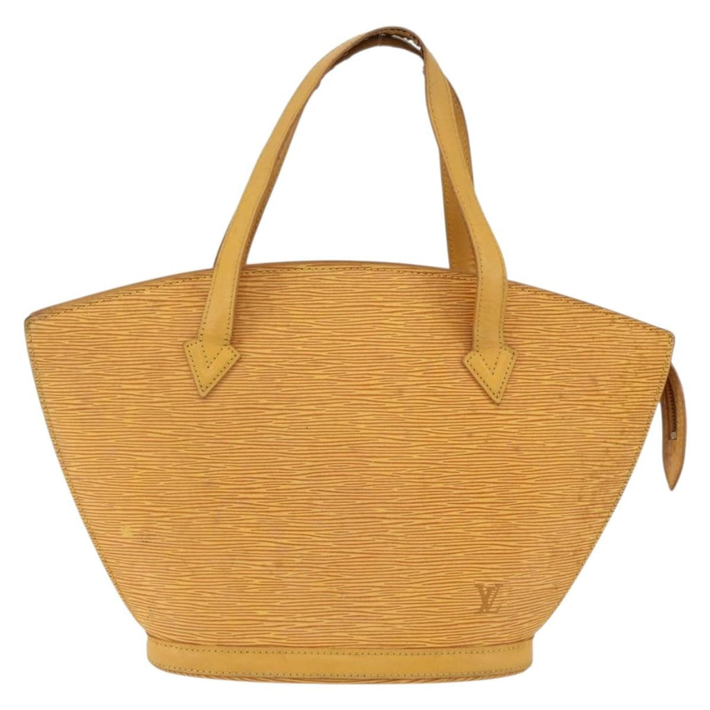 Louis Vuitton Saint Jacques Handbag Epi Leather Yellow Leather Handbag